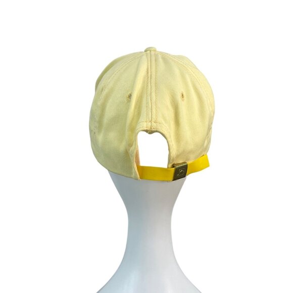 Derby Vintage Woodmont Country Club Yellow Baseball Cap With Braided Rope - Adj - Picture 3 of 11